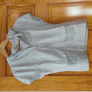 Eckored gray zip up hoodie